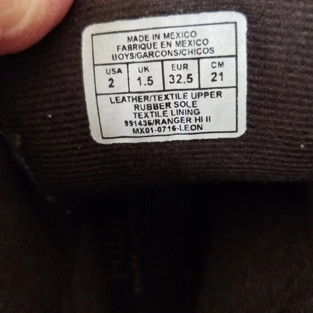 Polo Ralph Lauren Ranger Hi II Leather Textile Lace-Up Buckle Outdoor Boot